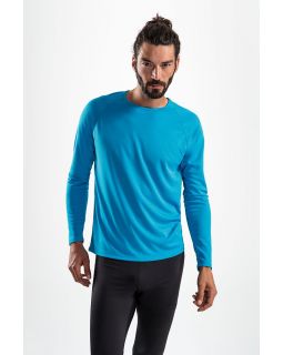 Футболка с длинным рукавом Sporty LSL Men, белая-foto5