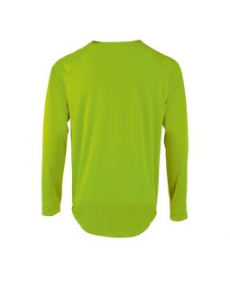 Футболка с длинным рукавом Sporty LSL Men, неоново-зеленая-foto3