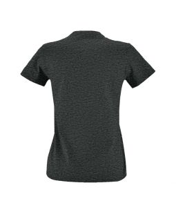 Футболка женская Imperial Fit Women, черный меланж-foto6