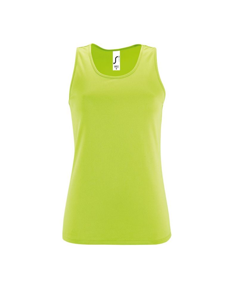 Майка женская Sporty TT Women, зеленое яблоко