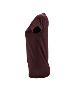 Футболка женская Regent Fit Women, бордовый меланж-foto6