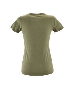 Футболка женская Regent Fit Women, меланж хаки-foto2