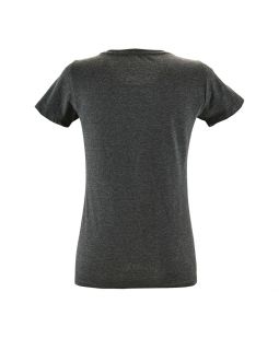 Футболка женская Regent Fit Women, черный меланж-foto5