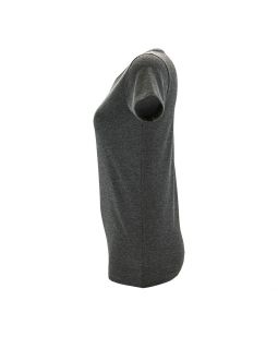 Футболка женская Regent Fit Women, черный меланж-foto4