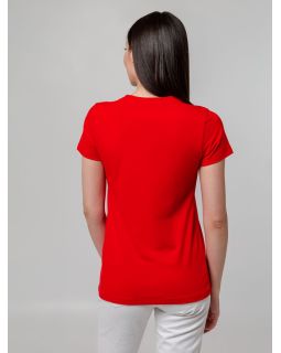 Футболка женская T-bolka Stretch Lady, красная-foto7