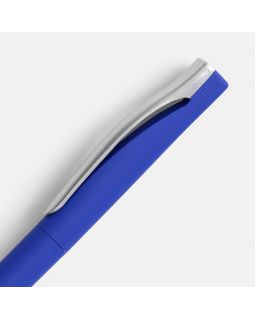 Ручка шариковая Pin Soft Touch, синяя-foto10