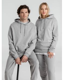 Толстовка с капюшоном унисекс Hoodie, серый меланж-foto7