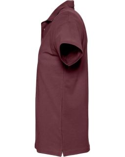 Рубашка поло мужская Spring 210, бордовая-foto3