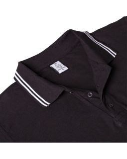 Рубашка поло Virma Stripes, черная-foto4