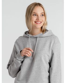 Толстовка с капюшоном унисекс Hoodie, серый меланж-foto5
