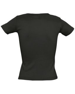 Футболка женская с круглым вырезом Lady 220 черная-foto2