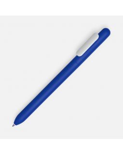 Ручка шариковая Swiper Soft Touch, синяя с белым