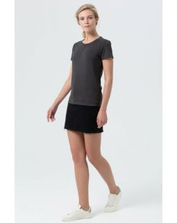 Футболка женская Regent Fit Women, черный меланж-foto11