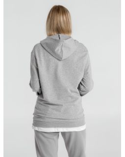 Толстовка с капюшоном унисекс Hoodie, серый меланж-foto6