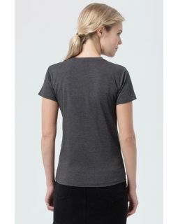 Футболка женская Regent Fit Women, черный меланж-foto9