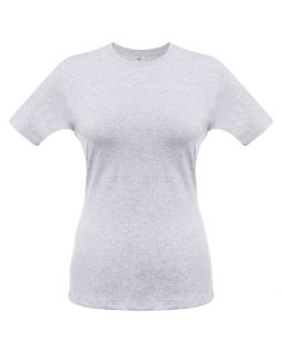 Футболка женская T-bolka Stretch Lady, серый меланж-foto2