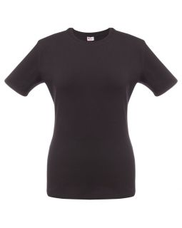 Футболка женская T-bolka Stretch Lady, черная-foto3