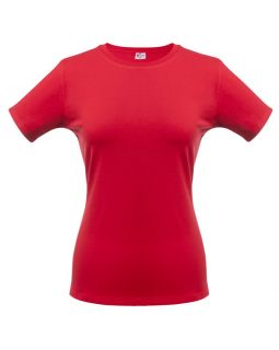Футболка женская T-bolka Stretch Lady, темно-красная-foto3