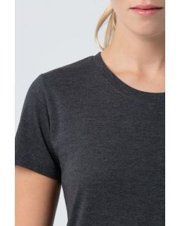 Футболка женская Regent Fit Women, черный меланж-foto10