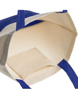Холщовая сумка Shopaholic, ярко-синяя-foto5