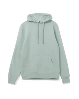 Толстовка с капюшоном унисекс Hoodie, серо-зеленая