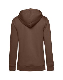 Толстовка с капюшоном женская BNC Inspire (Organic), коричневая (мокко)-foto4