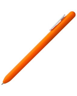 Ручка шариковая Swiper, оранжевая с белым-foto4