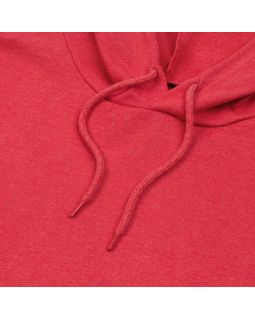 Толстовка с капюшоном унисекс Hoodie, красный меланж-foto17
