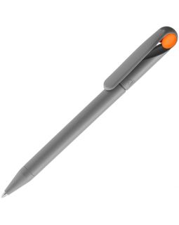 Ручка шариковая Prodir DS1 TMM Dot, серая с оранжевым