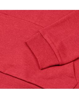 Толстовка с капюшоном унисекс Hoodie, красный меланж-foto16