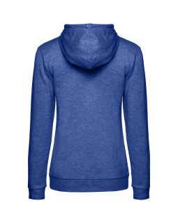 Толстовка с капюшоном женская Hoodie, ярко-синий меланж-foto5