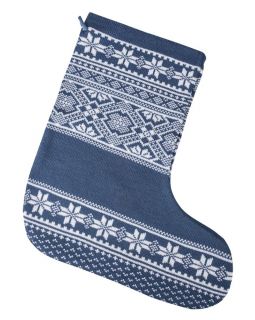 Новогодний носок «Скандик», синий (индиго)