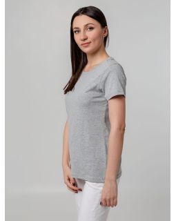 Футболка женская T-bolka Stretch Lady, серый меланж-foto16