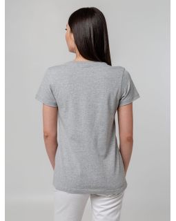 Футболка женская T-bolka Stretch Lady, серый меланж-foto12