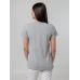 Футболка женская T-bolka Stretch Lady, серый меланж