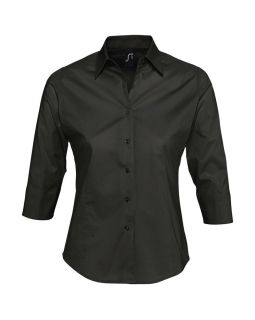 Рубашка женская с рукавом 3/4 Effect 140, черная