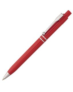 Ручка шариковая Raja Chrome, красная