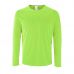 Футболка с длинным рукавом Sporty LSL Men, неоново-зеленая