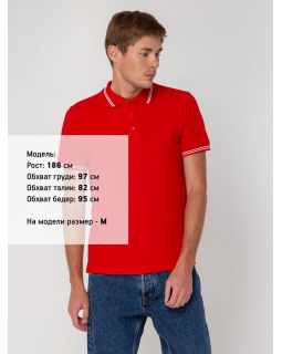 Рубашка поло Virma Stripes, красная-foto12