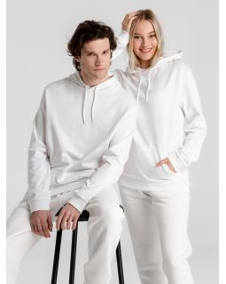 Толстовка с капюшоном унисекс Hoodie, белая-foto3