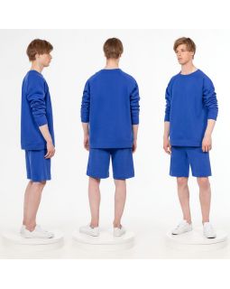 Свитшот унисекс S1, синий-foto3