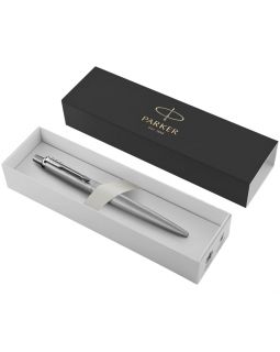 Ручка шариковая Parker Jotter XL Monochrome Grey, серебристая-foto5