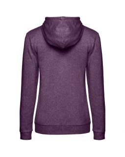 Толстовка с капюшоном женская Hoodie, фиолетовый меланж-foto4