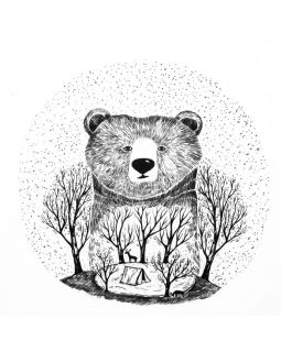 Футболка женская Bear, белая-foto6