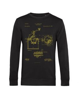 Свитшот Old Patents. Coffee Mill, черный-foto3