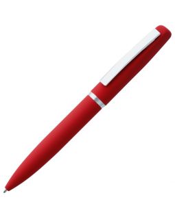Ручка шариковая Bolt Soft Touch, красная-foto2