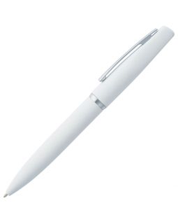 Ручка шариковая Bolt Soft Touch, белая-foto2