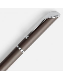 Ручка шариковая Glide, темно-серая-foto12