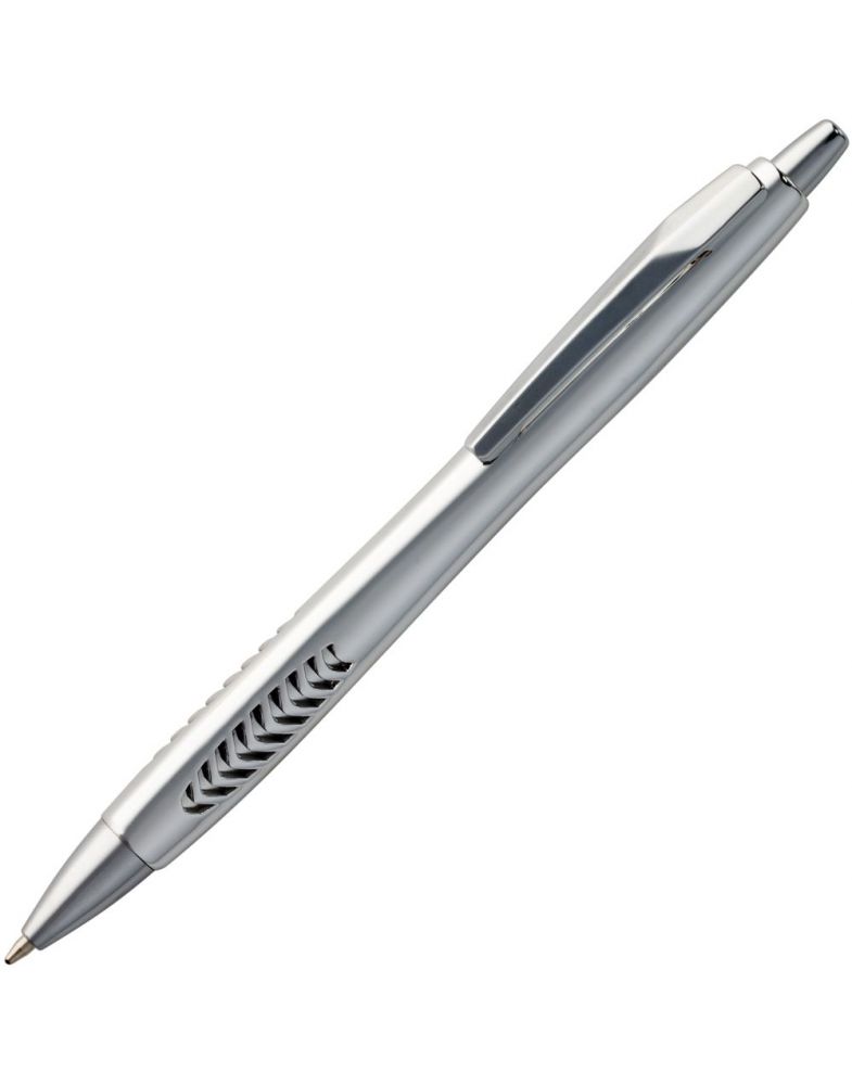 Ручка шариковая Barracuda, серебристая