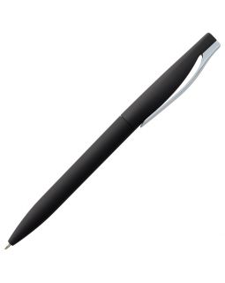 Ручка шариковая Pin Soft Touch, черная-foto4